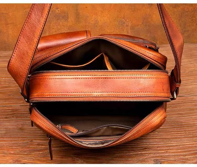 Retro Cowhide Shoulder Bag
