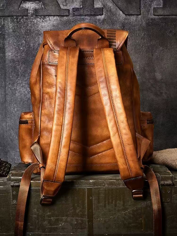 Vintage Cowhide Travel Bag