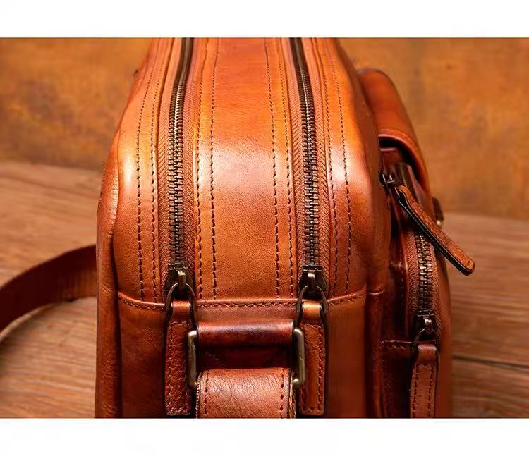Retro Cowhide Shoulder Bag