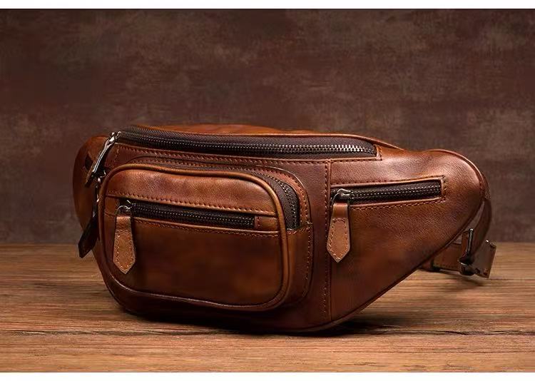 Vintage Leather Backpack