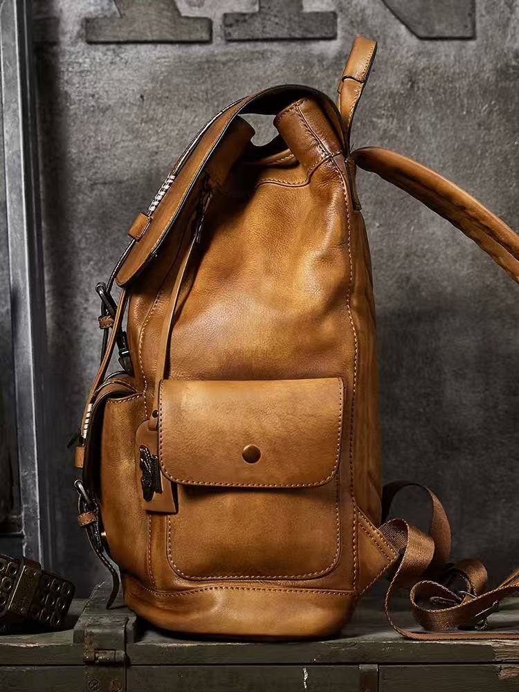 Vintage Leather Backpack
