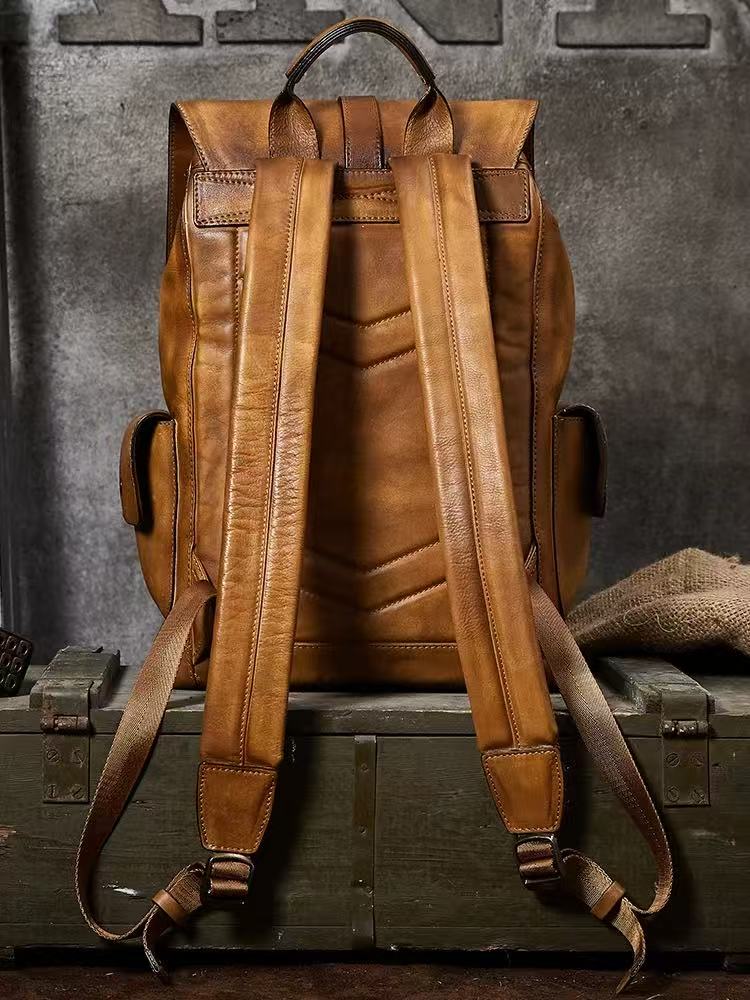 Vintage Leather Backpack