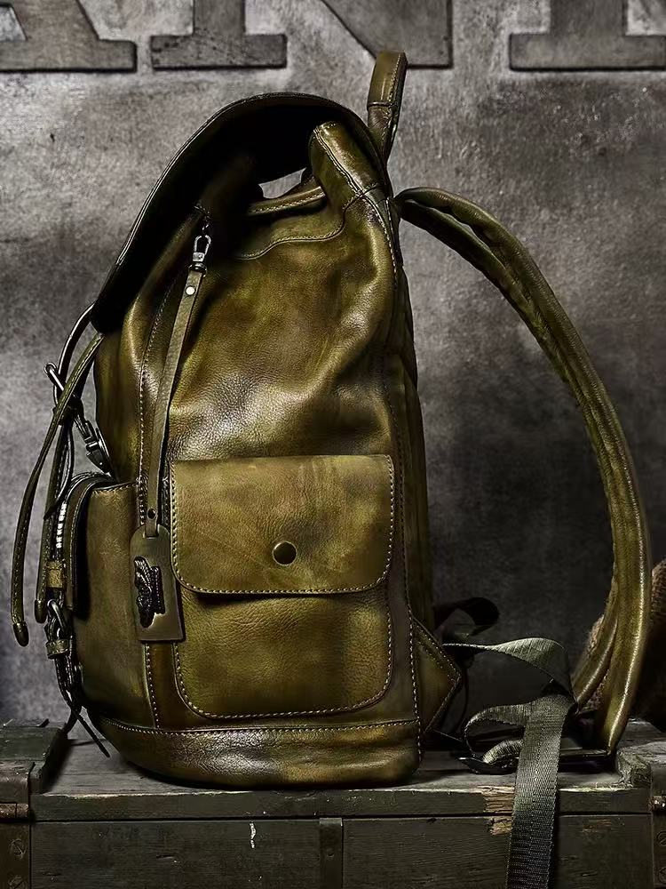 Vintage Genuine Leather Backpack