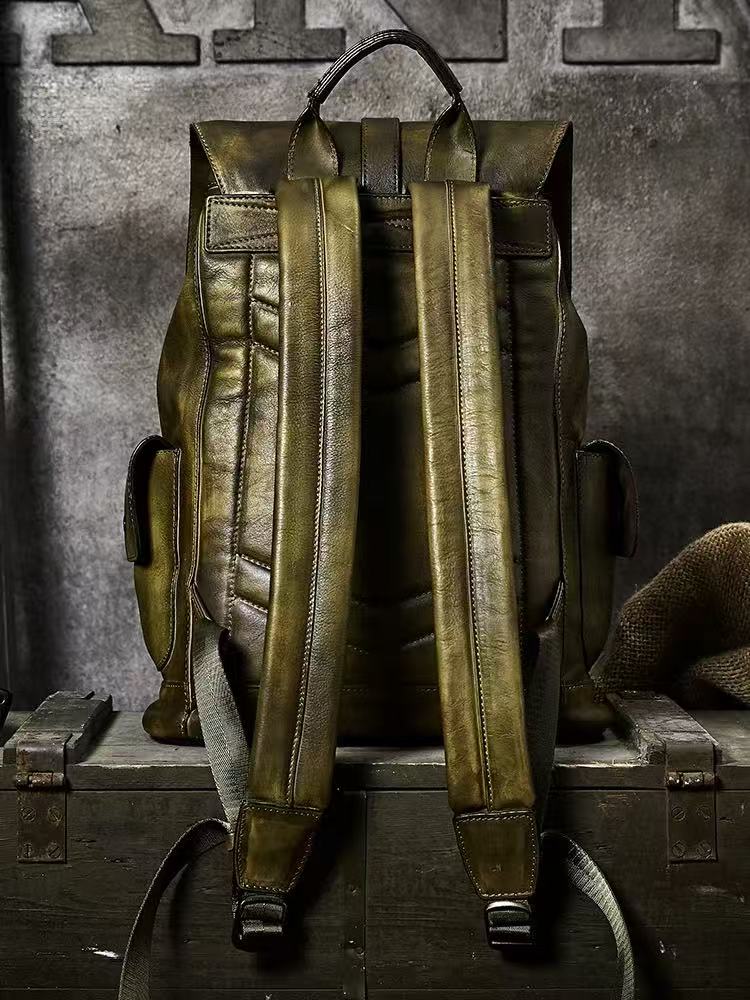 Vintage Genuine Leather Backpack