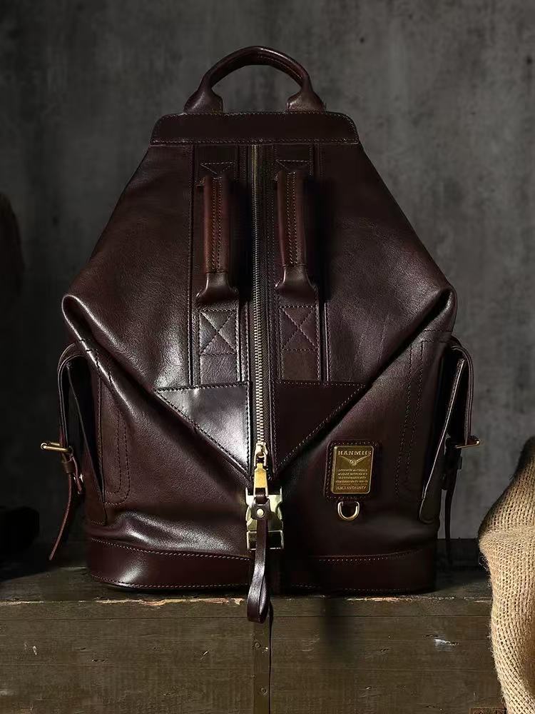 Vintage Leather Backpack