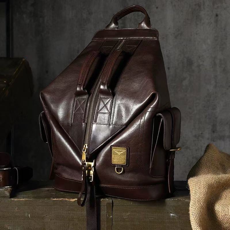 Vintage Leather Backpack