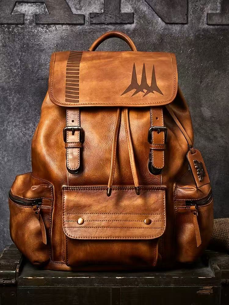 Vintage Cowhide Travel Bag