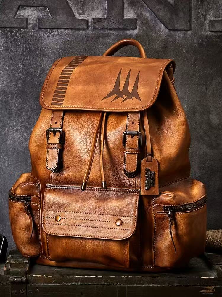 Vintage Cowhide Travel Bag